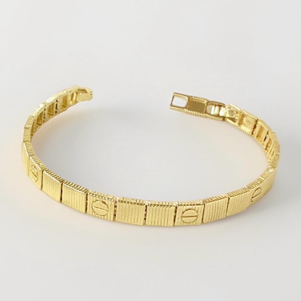Love Series Inspired Bracelet | 14k Gold Tone | Luxury Style | Luxury Jewelry - Picture 2 of 11